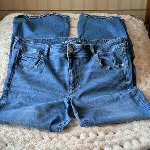 American Eagle Outfitters Women's Boot Cut Blue Jeans